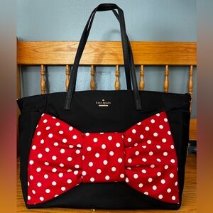 Kate Spade Disney Minnie Mouse Diaper Bag.  Very lightly used.